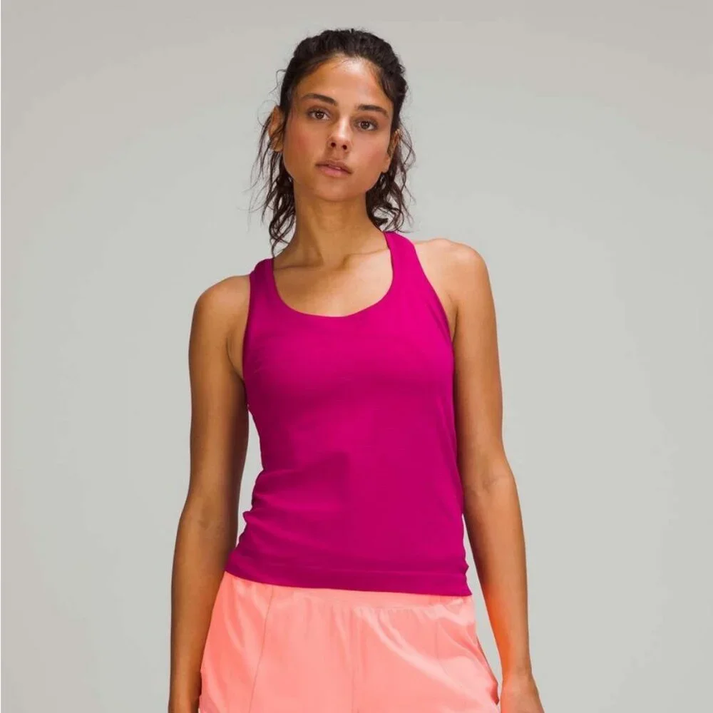 Lululemon NWT Swiftly Tech Racerback 2.0 *Race Length Ripened Raspberry - Picture 2 of 8